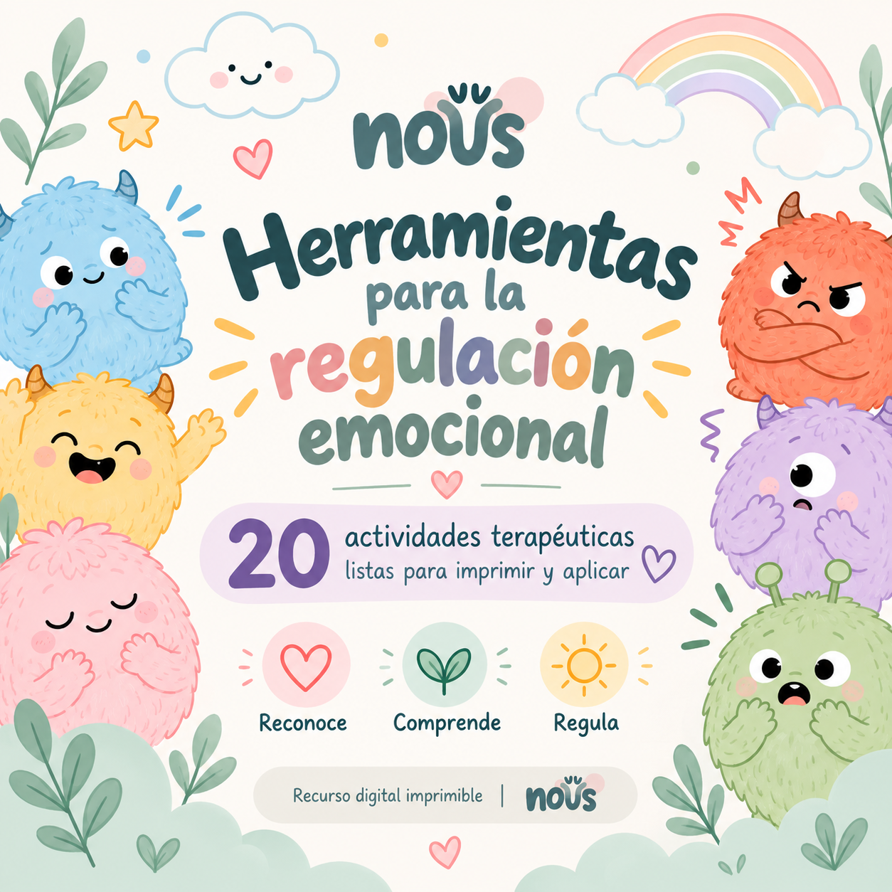 Portada del manual Herramientas para la Regulación Emocional